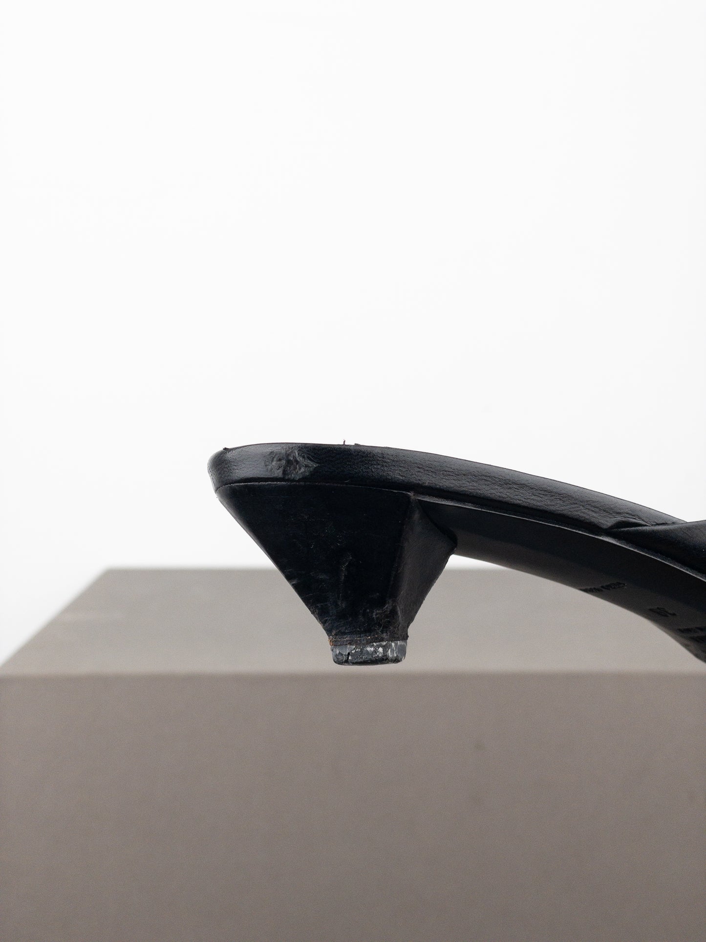 Miu Miu 2000s Tassel Mule Kitten Heels