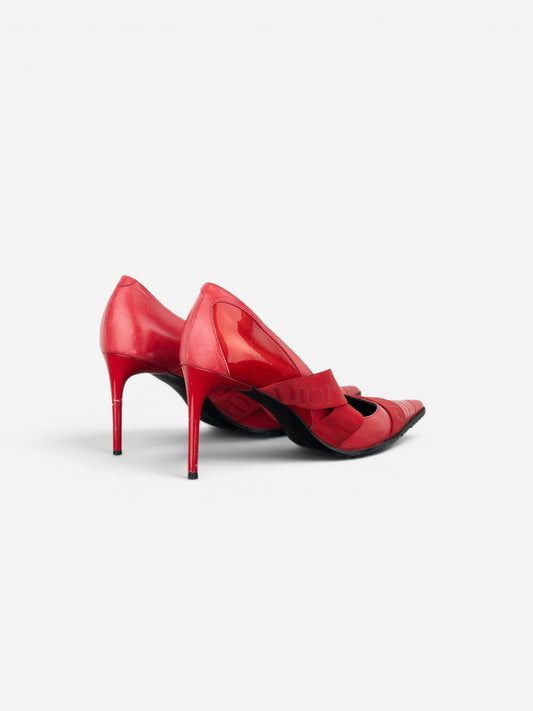 Dior by Galliano 2000s Pointed Toe Bondage Pump Heels – photo 2