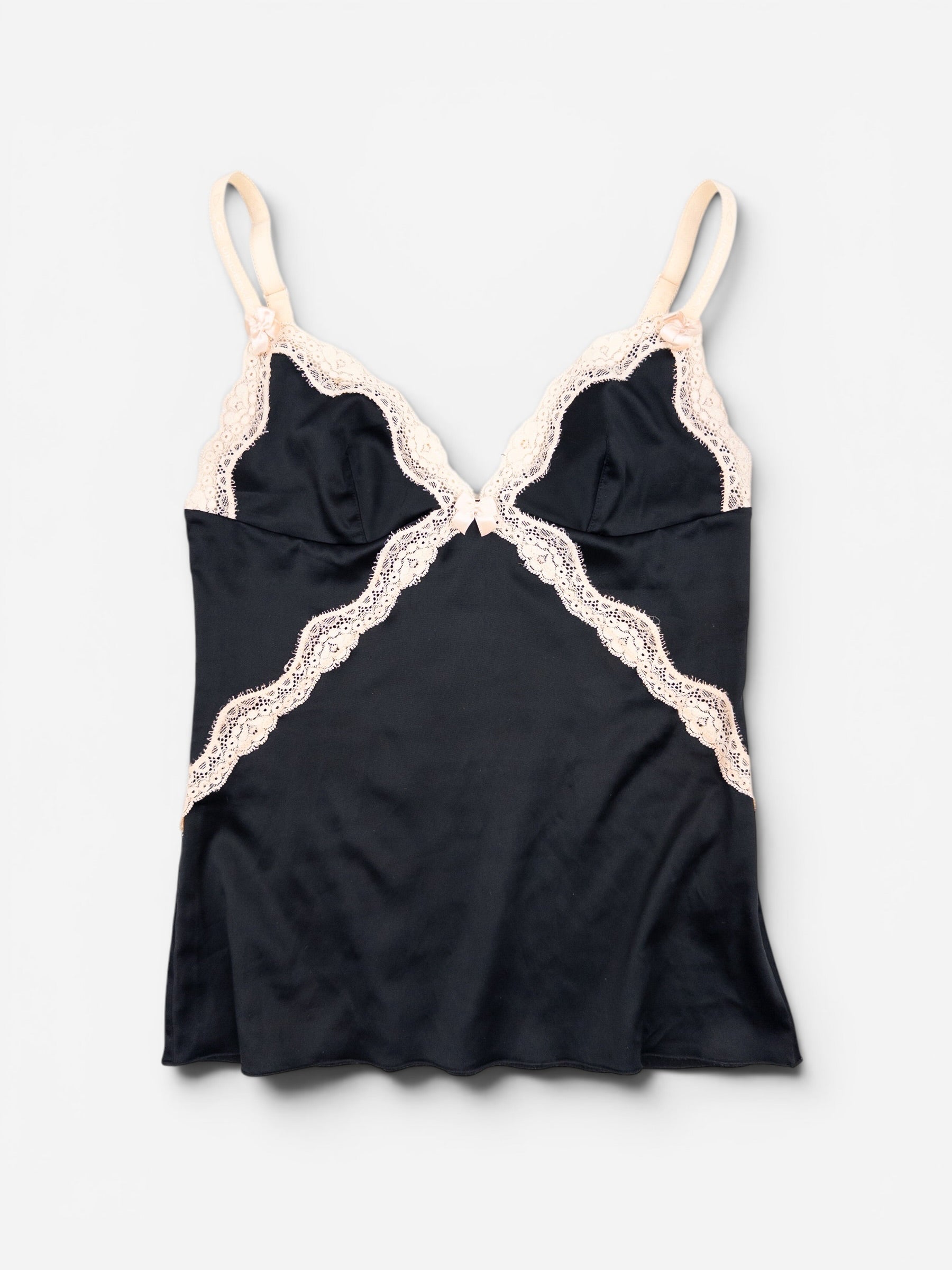 Dolce & Gabbana 2000s Bow Lace Camisole Top – opening act.