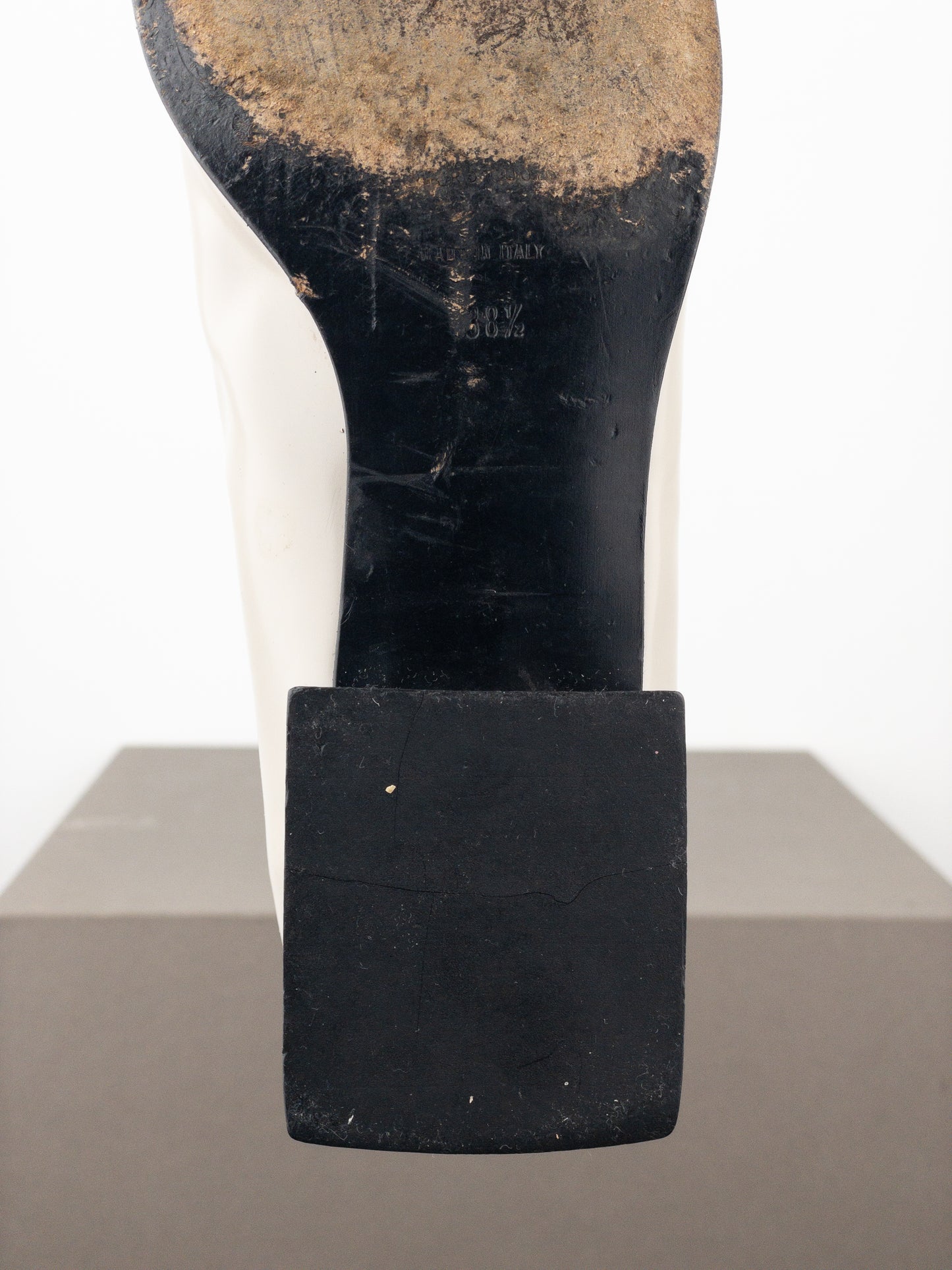 Miu Miu 2000s Square-Toe Penny Loafers