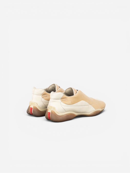 Prada AW99 Square Toe Biker Moto Sports Low-Top Sneakers – photo 2