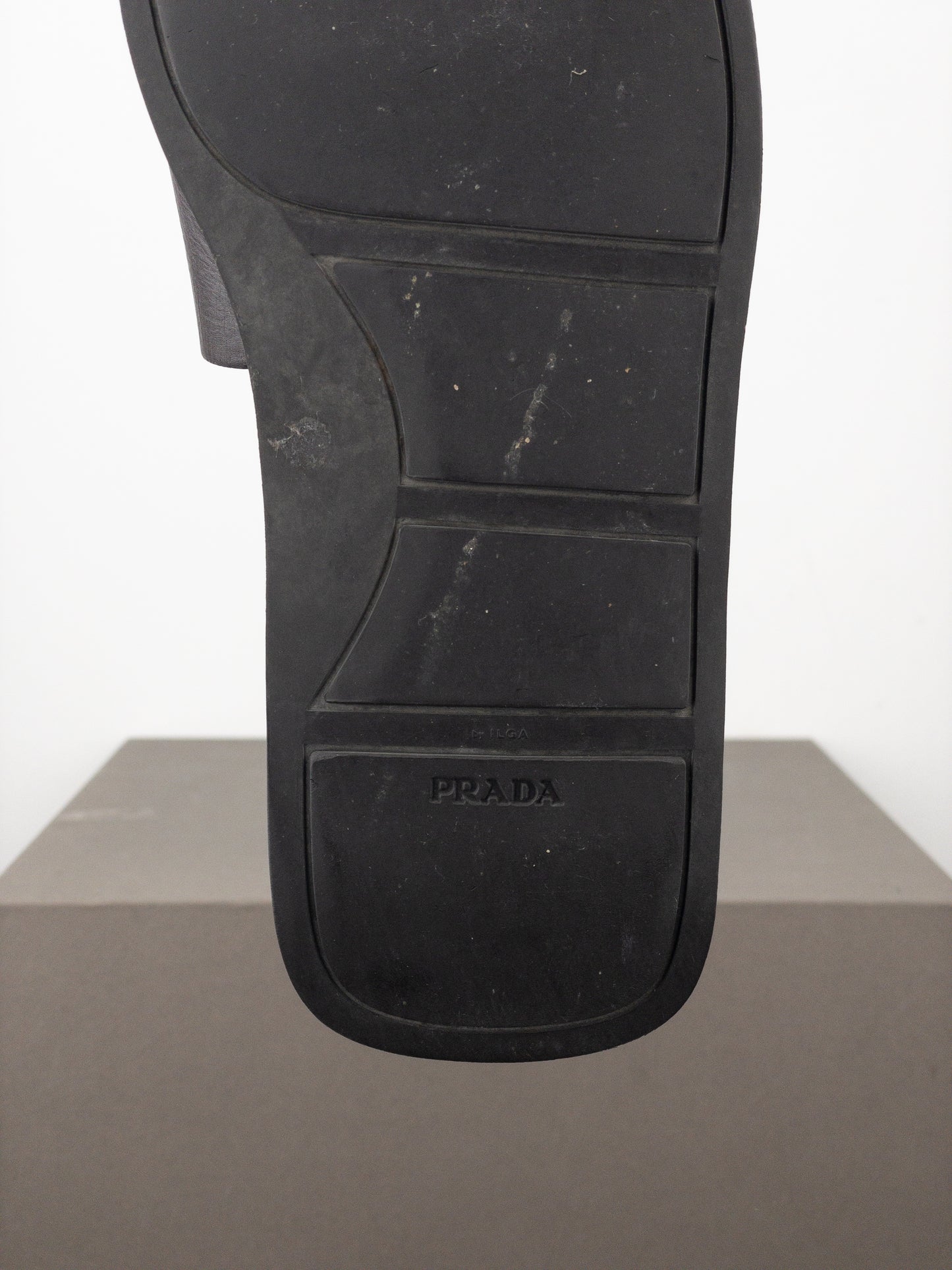 Prada SS99 ‘Sailor’ Square Toe Velcro Platform Slides