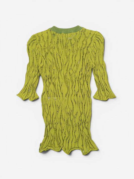 Louis Vuitton by Marc Jacobs 2010s Distressed Intarsia Knit Top
