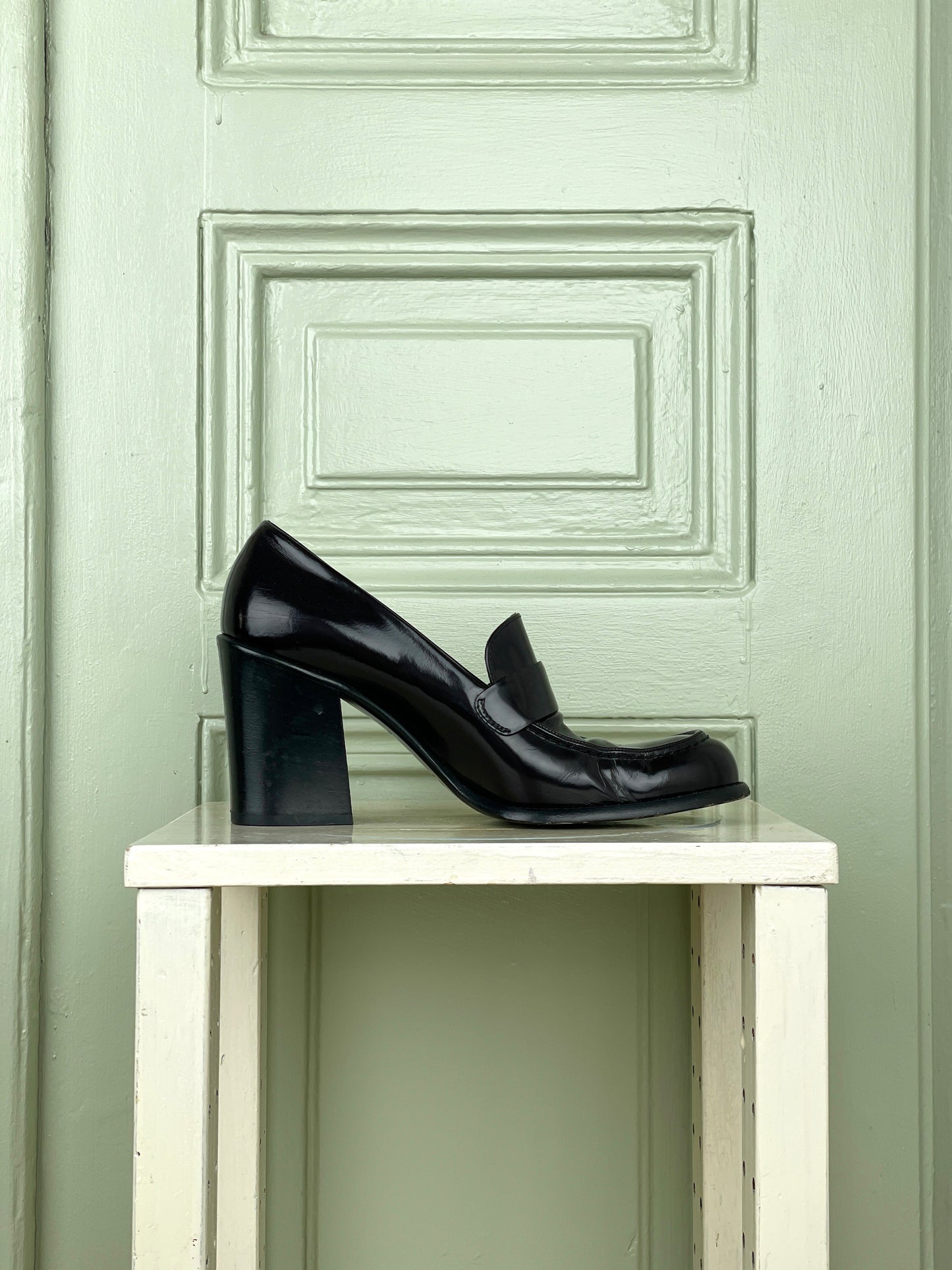 Prada 2000s Buckle Loafer Pumps