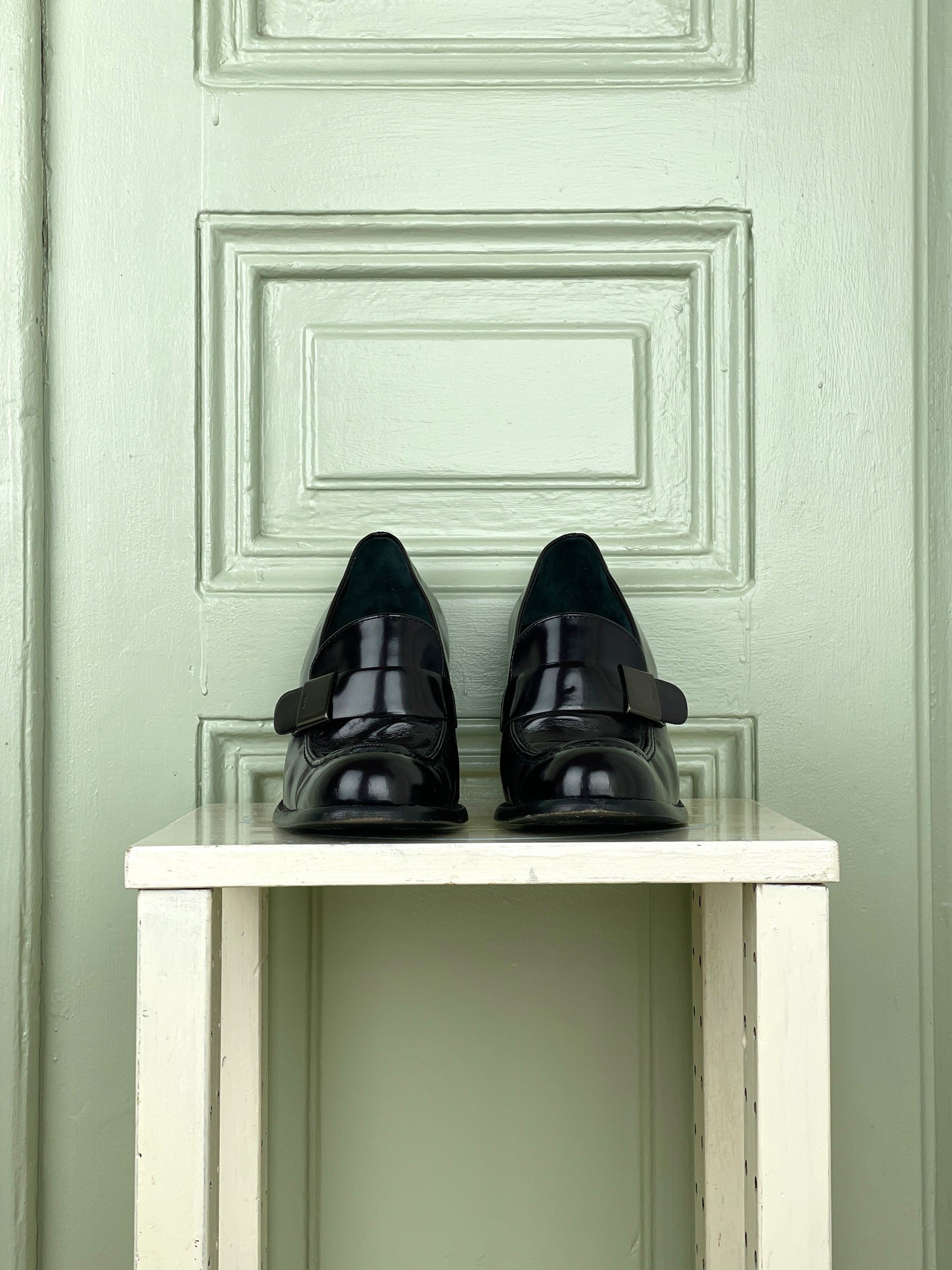 Prada 2000s Buckle Loafer Pumps