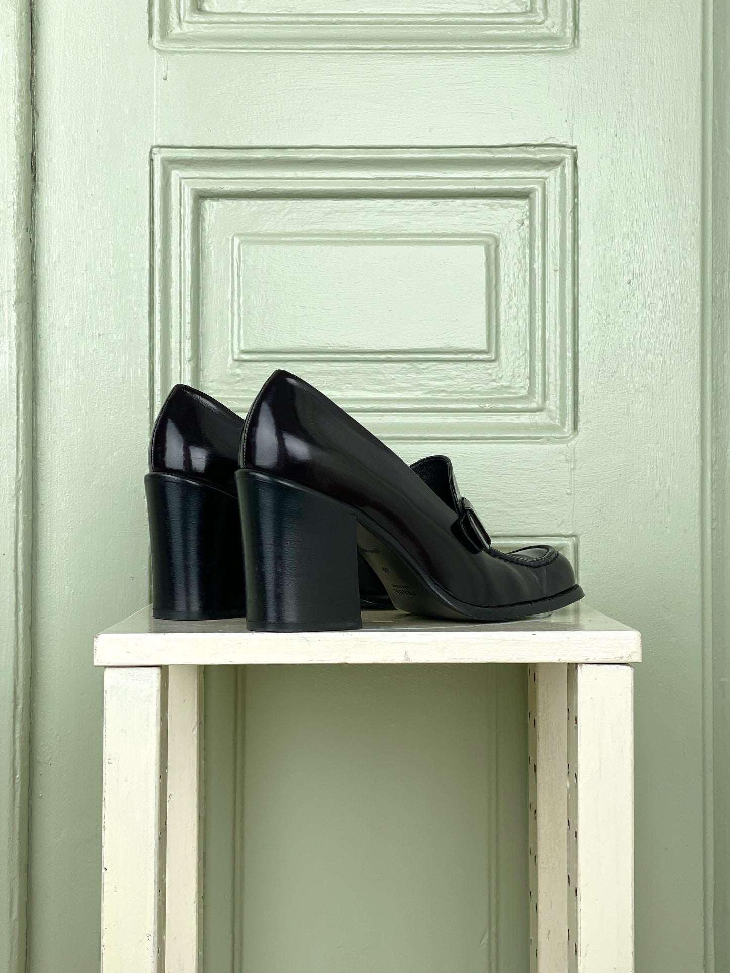 Prada 2000s Buckle Loafer Pumps