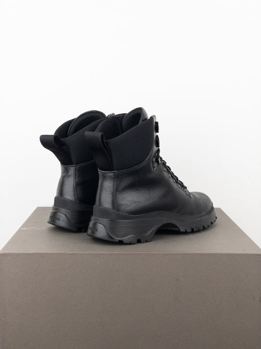 Prada 2000s ‘Brixxen’ Lace-up Ankle Combat Hiking Boots