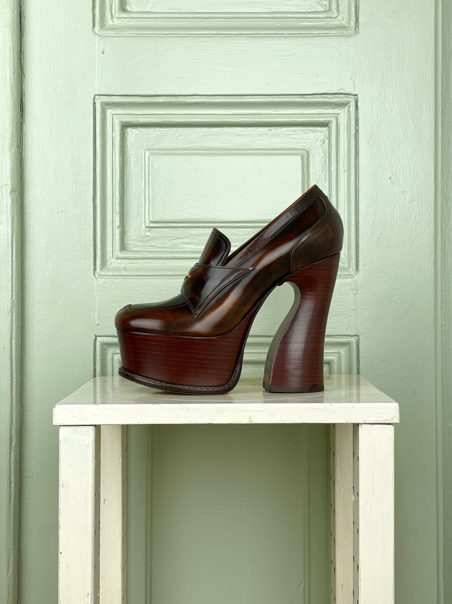 Maison Margiela AW16 70s Platform Loafer Heels