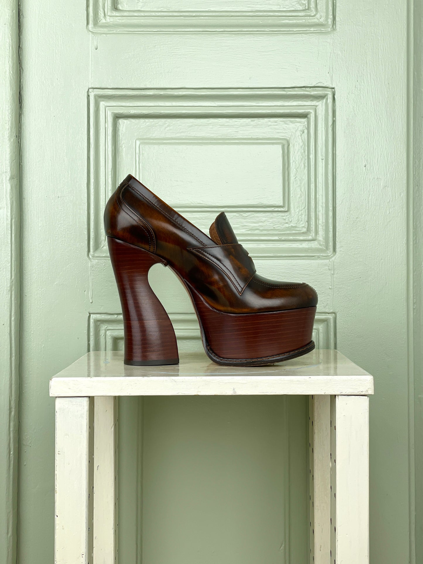 Maison Margiela AW16 70s Platform Loafer Heels