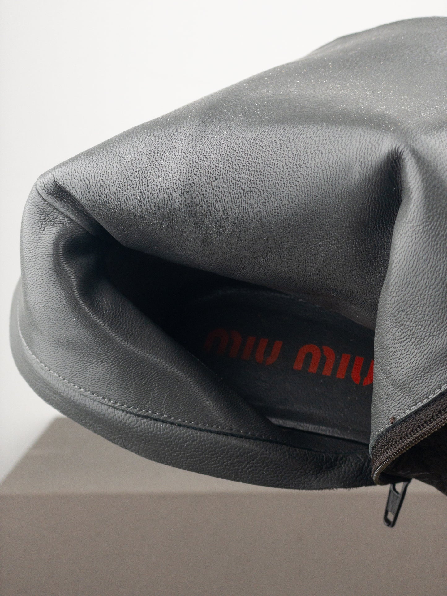 Miu Miu 2000s Kitten-Heel Western Boots