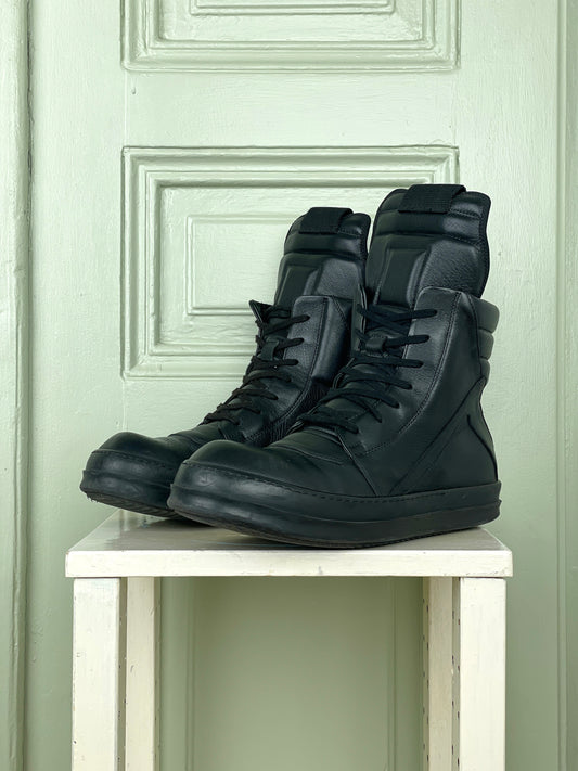 Rick Owens AW16 MASTODON Geobaskets Triple Black
