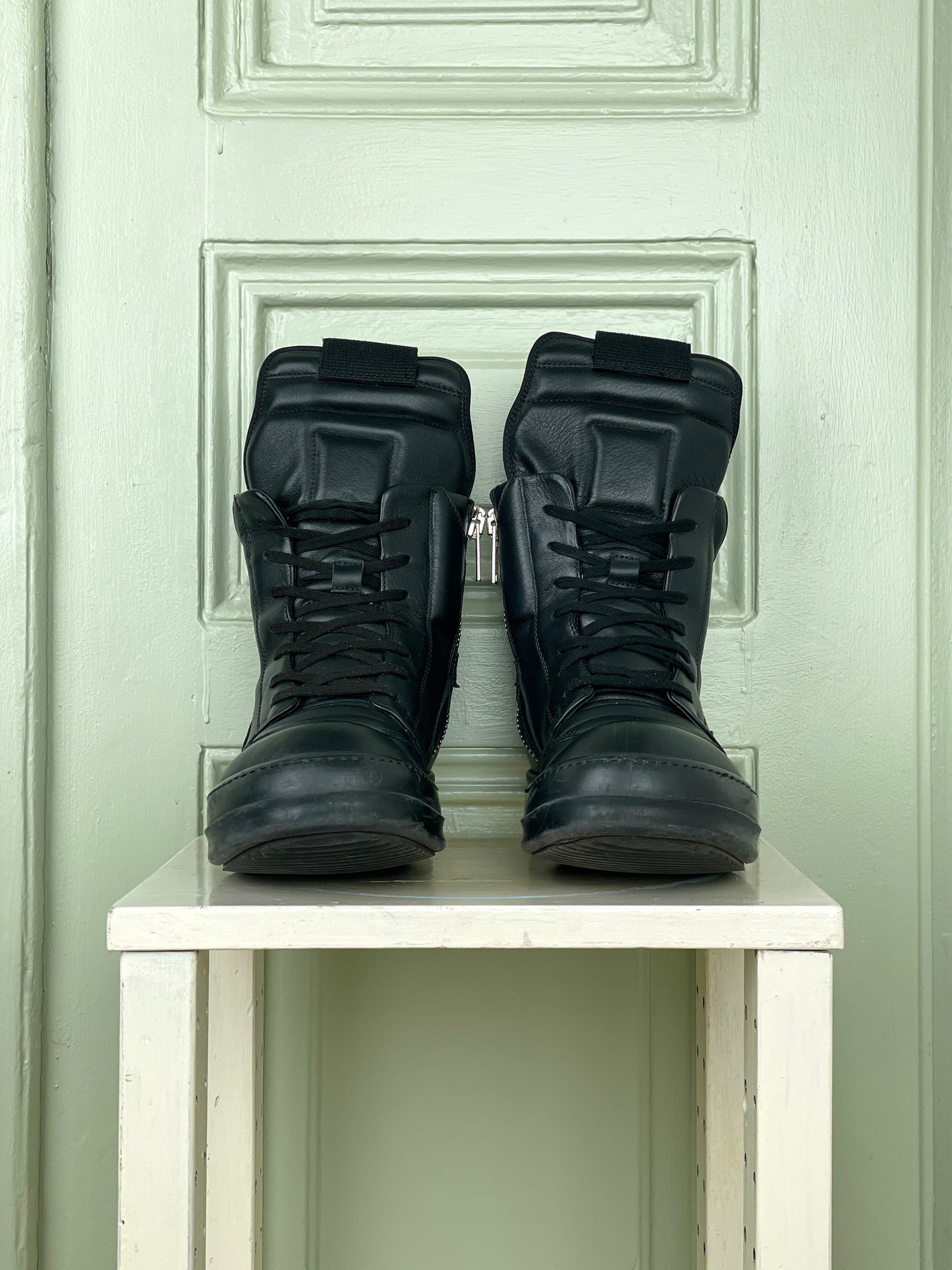 Rick Owens AW16 MASTODON Geobaskets Triple Black