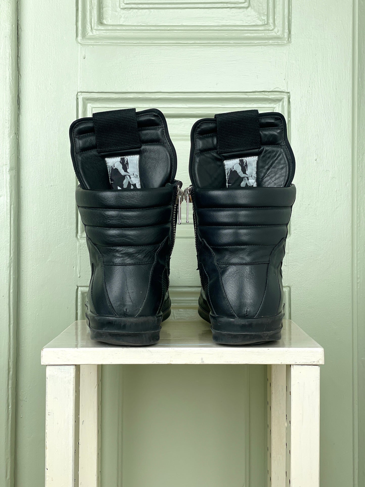 Rick Owens AW16 MASTODON Geobaskets Triple Black