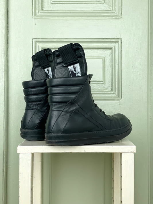 Rick Owens AW16 MASTODON Geobaskets Triple Black