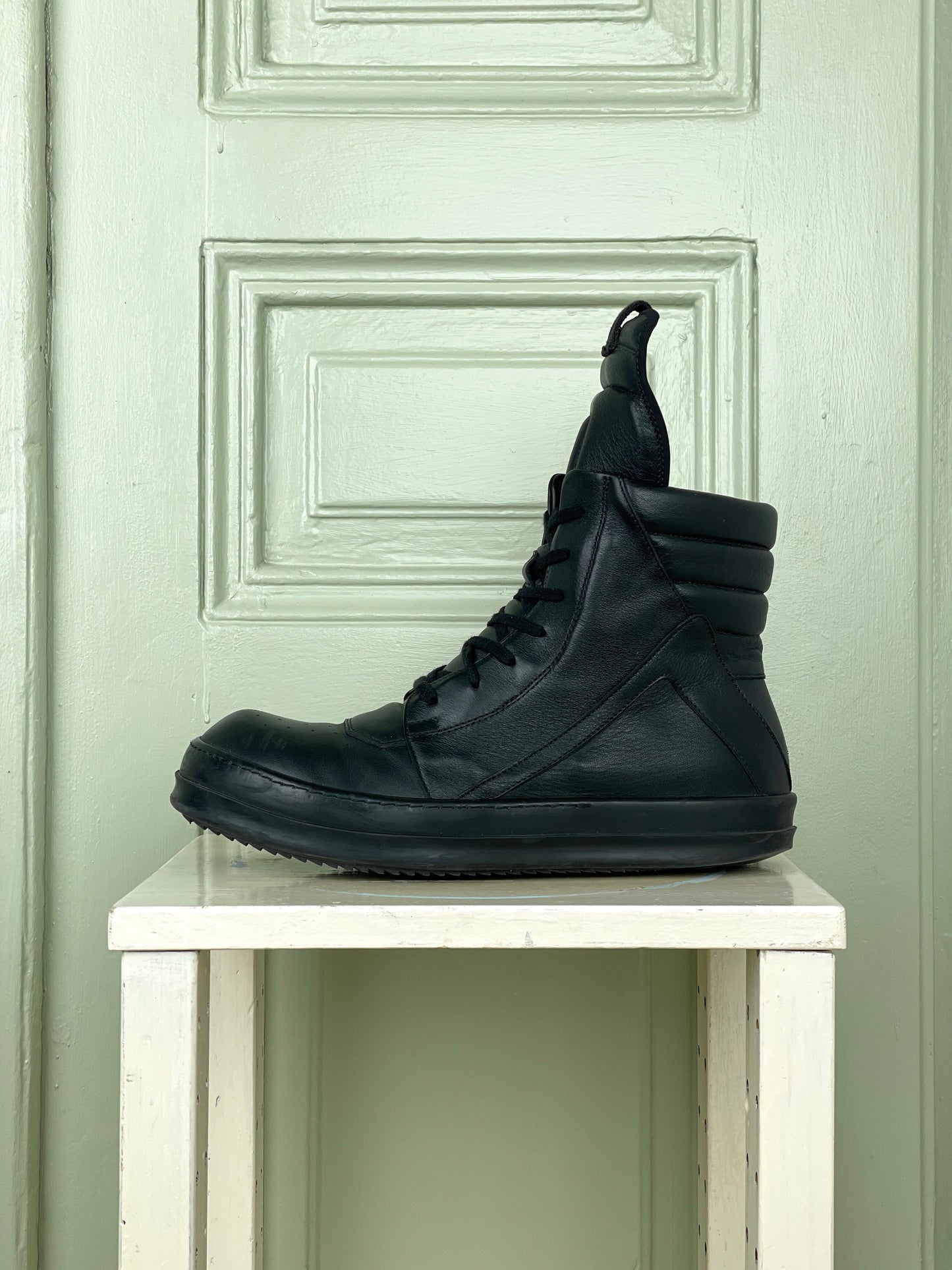 Rick Owens AW16 MASTODON Geobaskets Triple Black