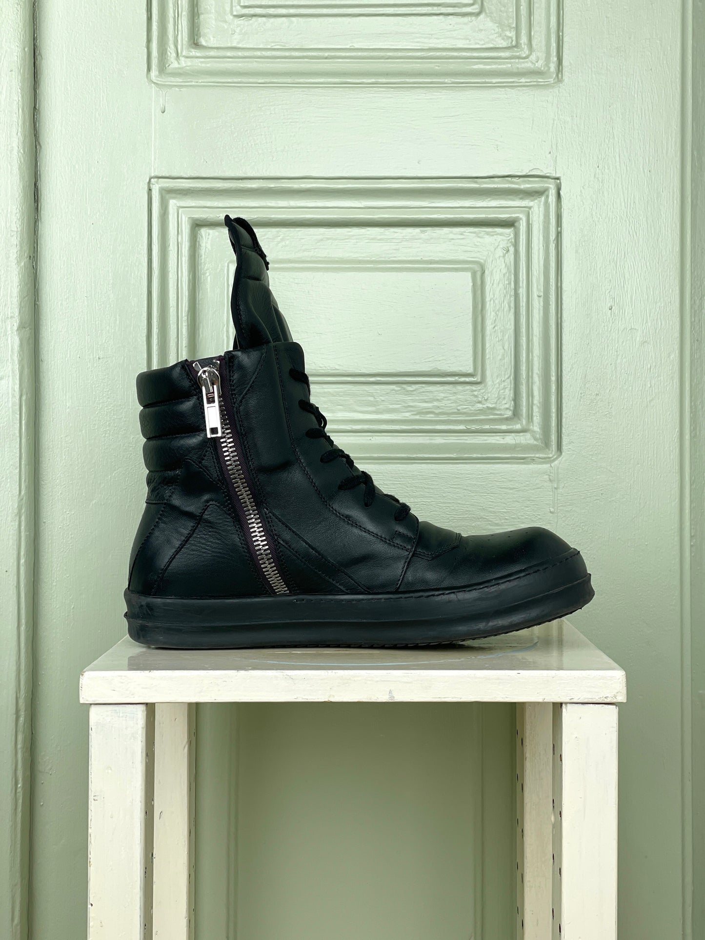 Rick Owens AW16 MASTODON Geobaskets Triple Black