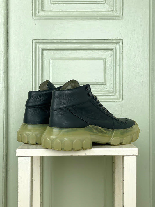 Rick Owens AW19 LARRY Tractor Hiking Boots