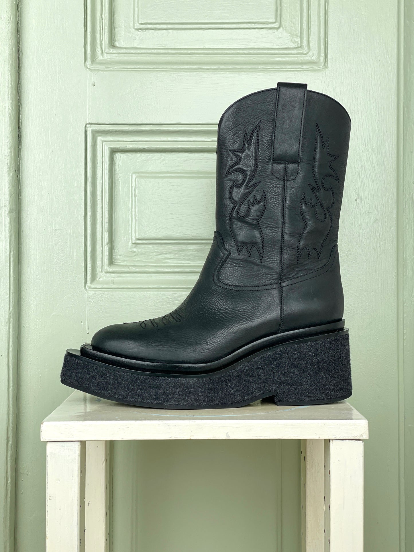 Maison Margiela Platform Cowboy Boots