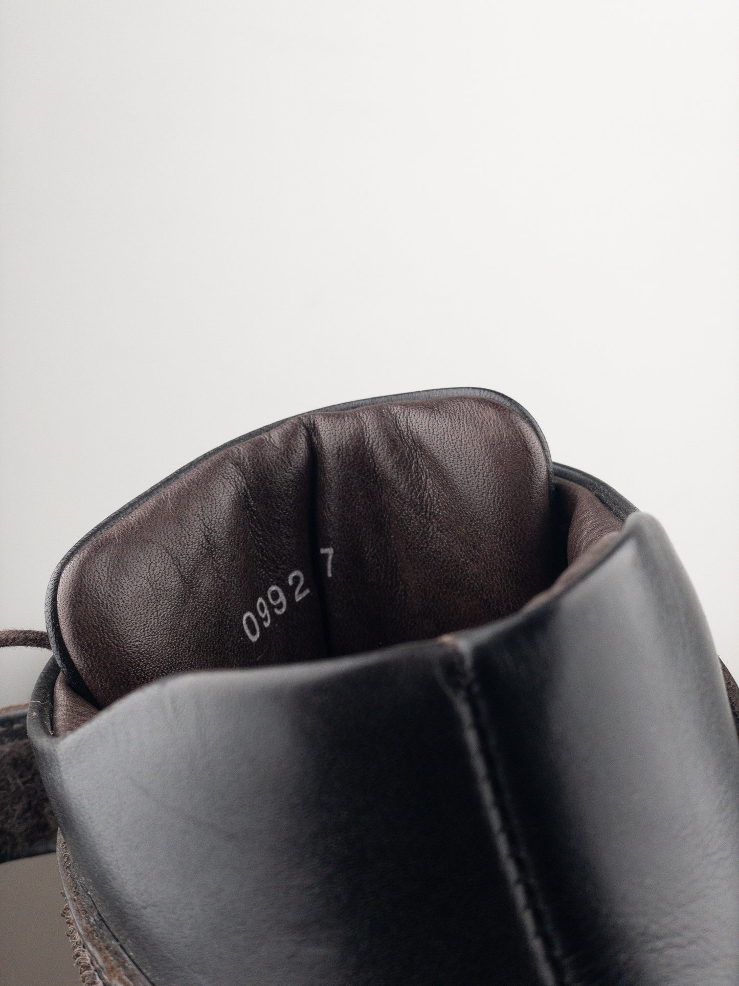 Prada AW99 Square Toe Ankle Combat Boots