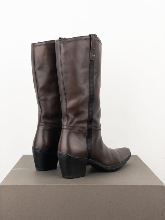 Prada 2000s Knee-High Sports Cowboy Boots