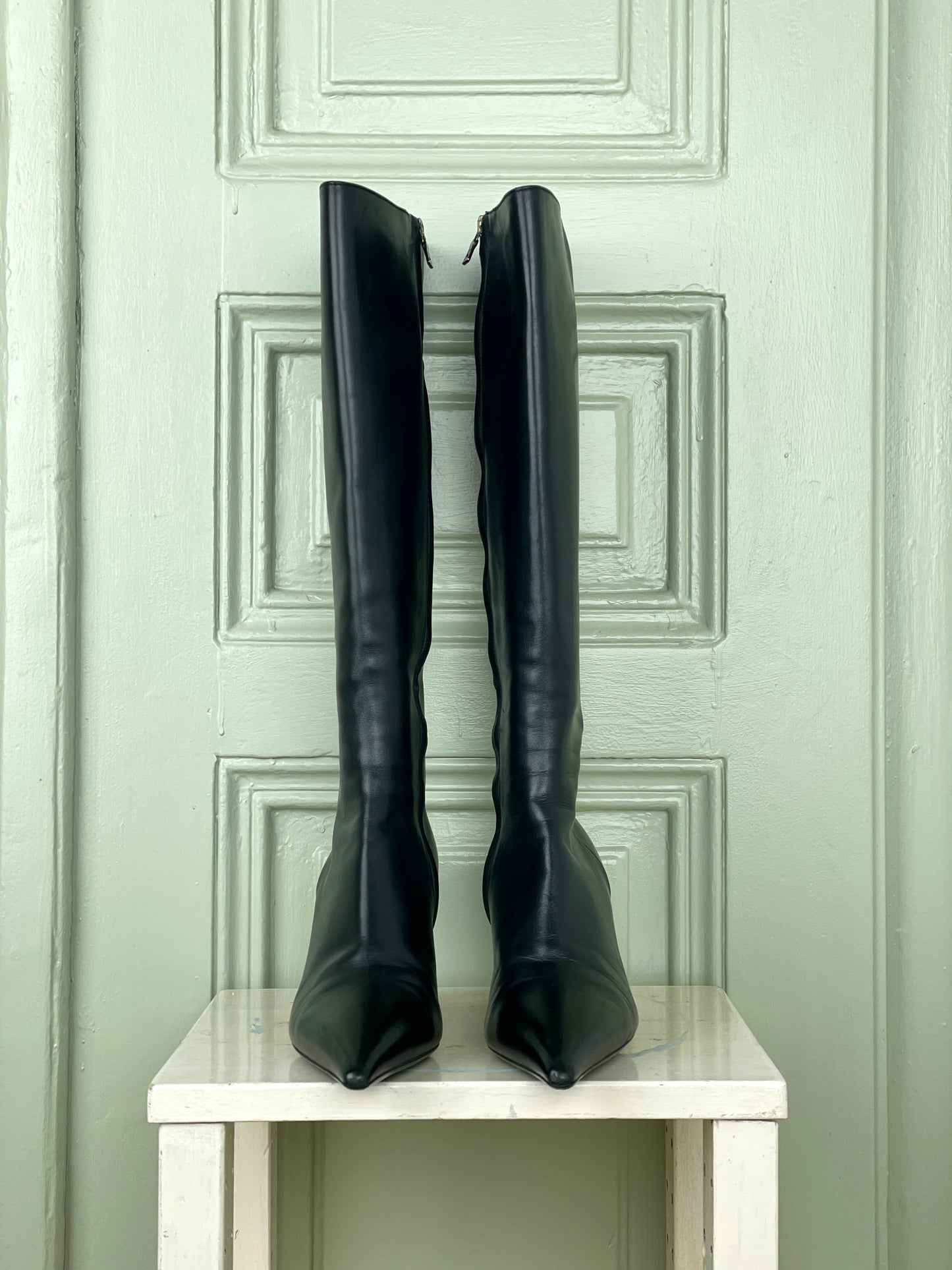 Prada 2000s Kitten Heel Boots