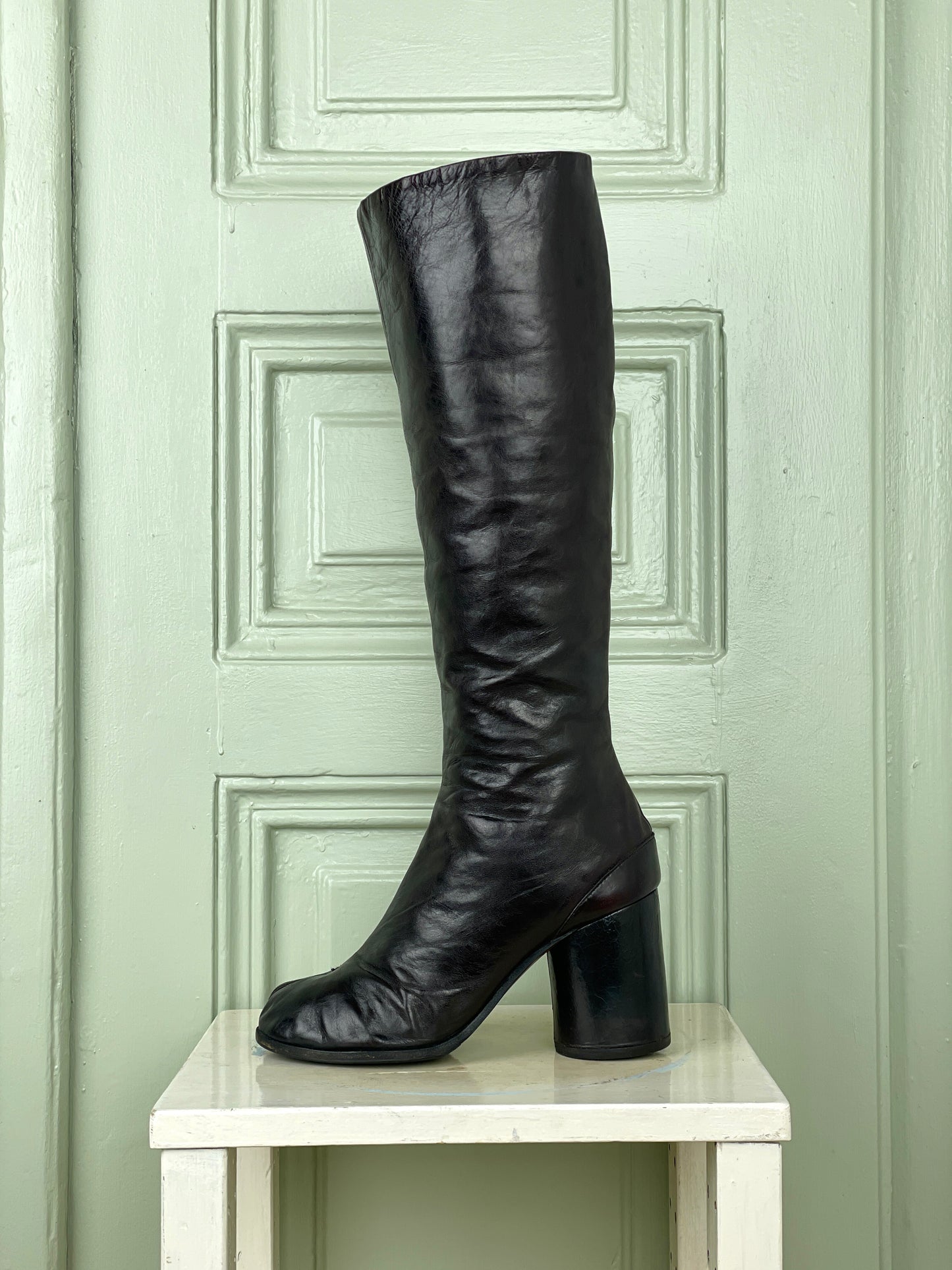 Maison Margiela AW03 Knee-High Tabi Boots