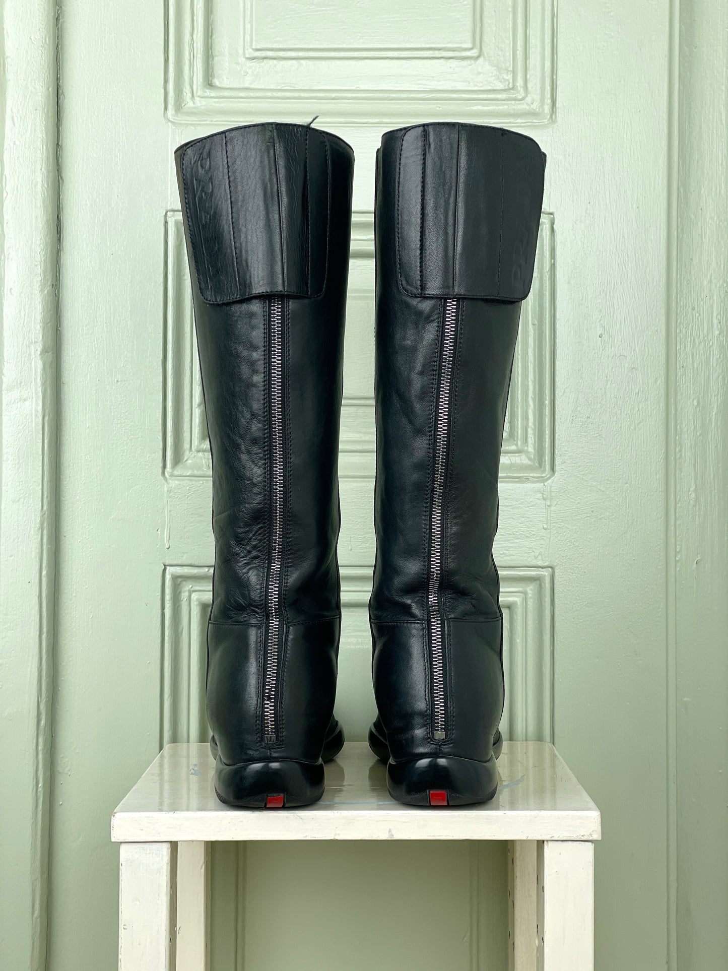 Prada AW99 Linea Rossa Sport Knee Boots