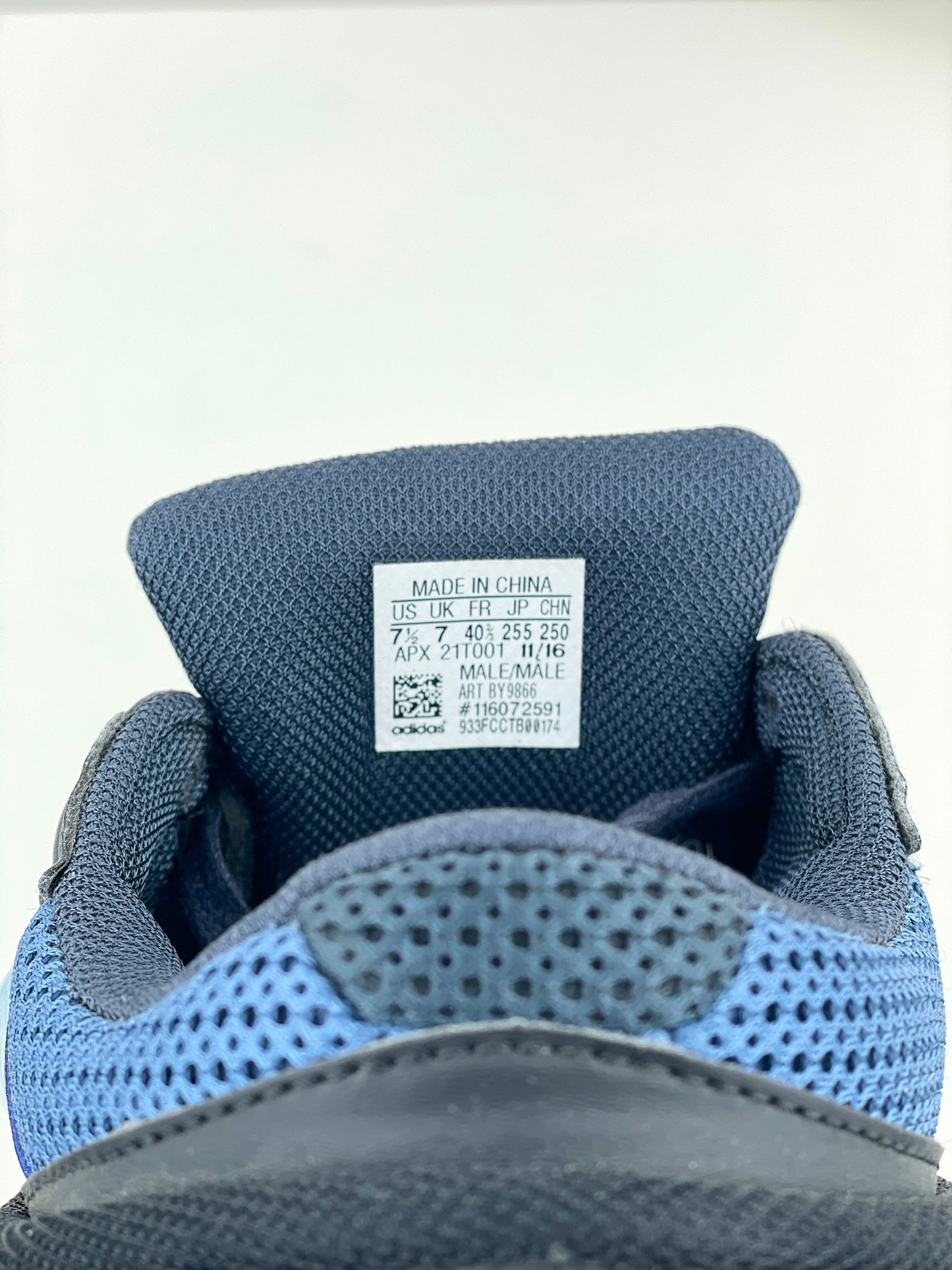 Raf Simons AW17 Ozweego 2 Sneaker Night Marine