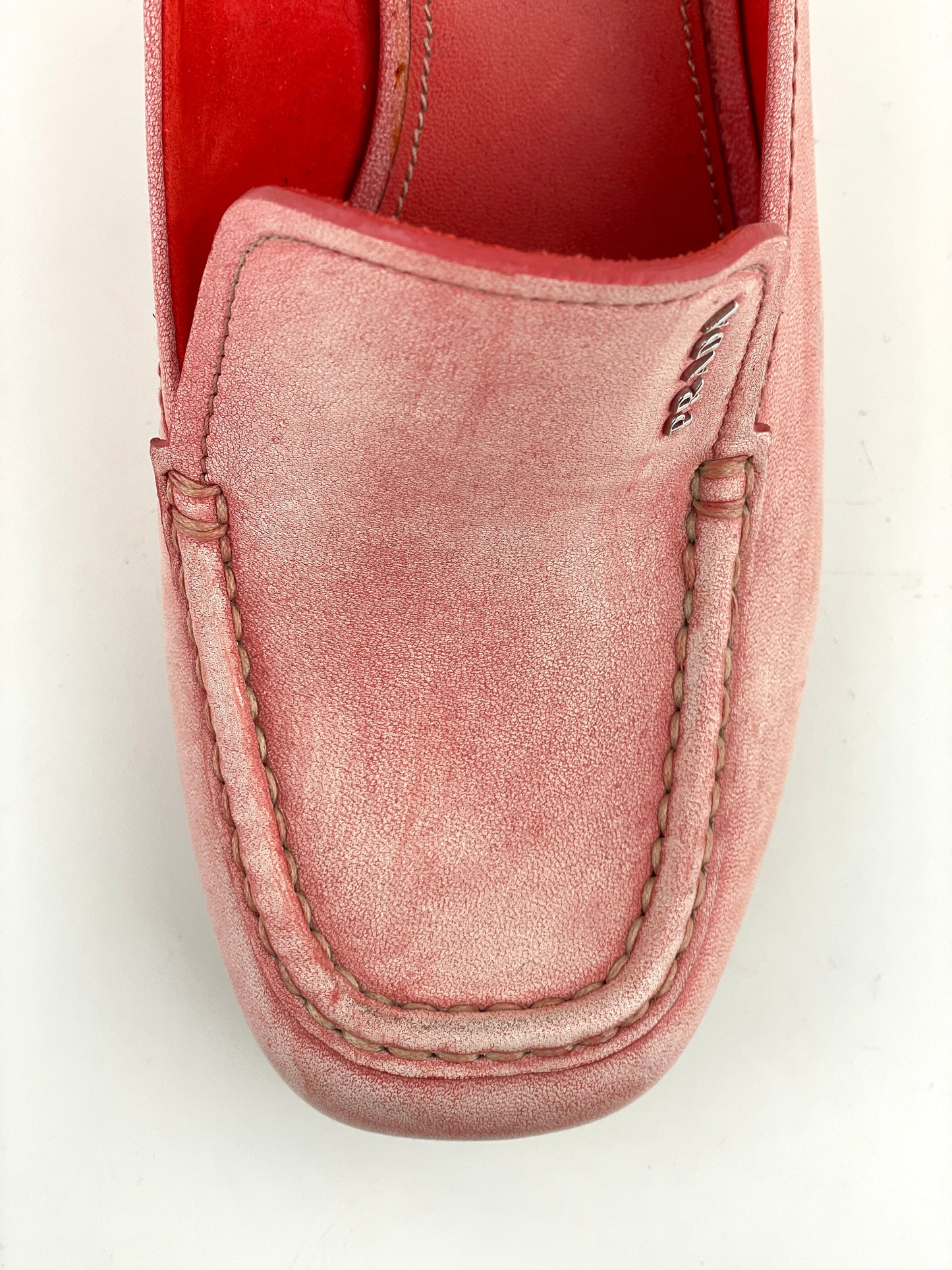Prada 2000s Square Toe Loafer Pumps