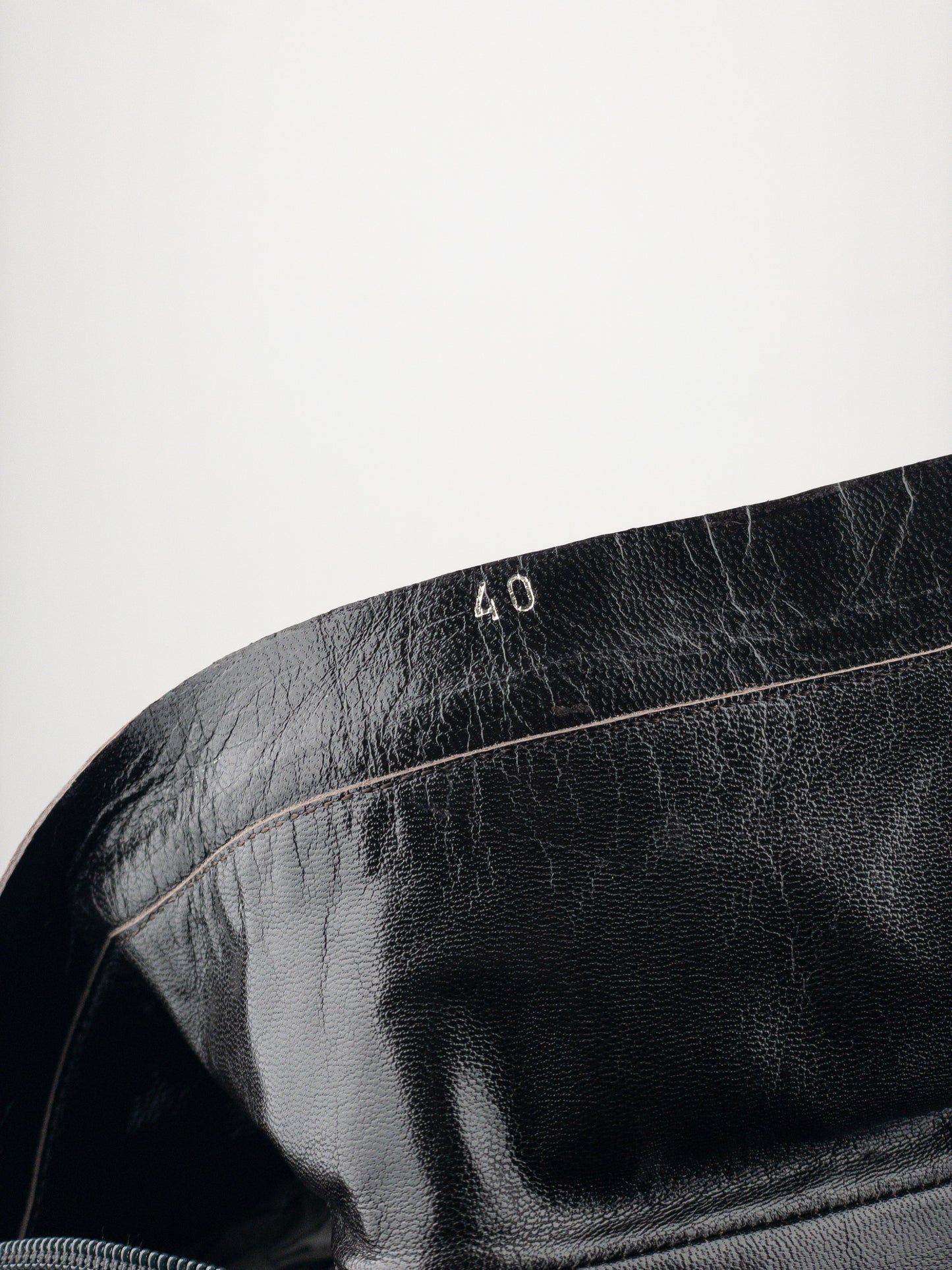 Prada AW99 Knee-High Square Toe Biker Moto Sports Kitten Heel Boots