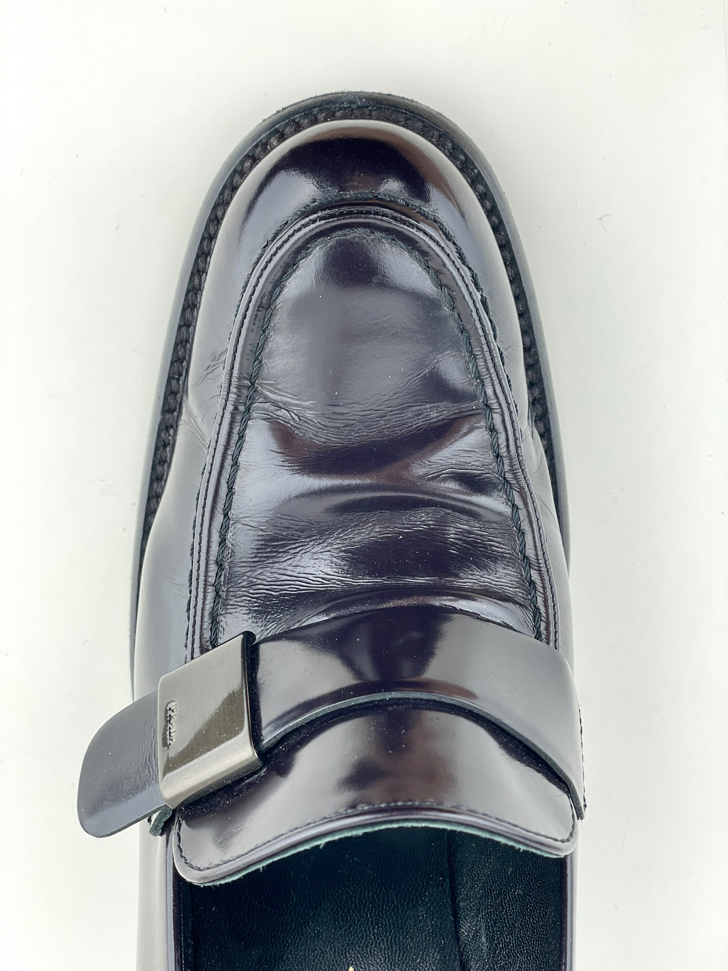 Prada 2000s Buckle Loafer Pumps