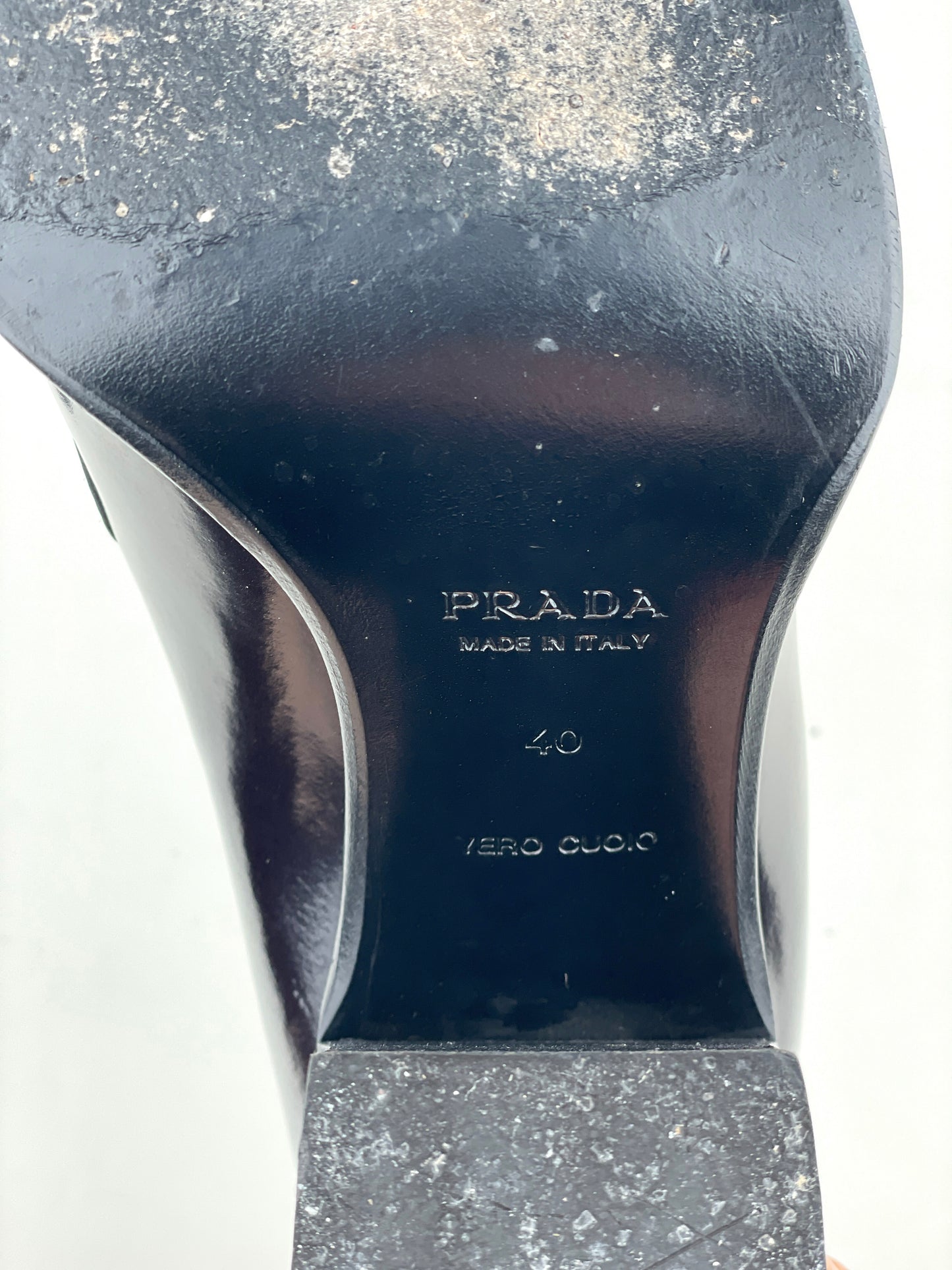 Prada 2000s Buckle Loafer Pumps