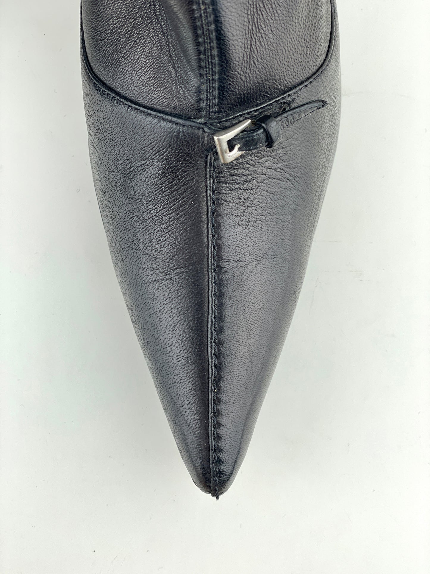 Prada 2000s Buckle High Heel Boots