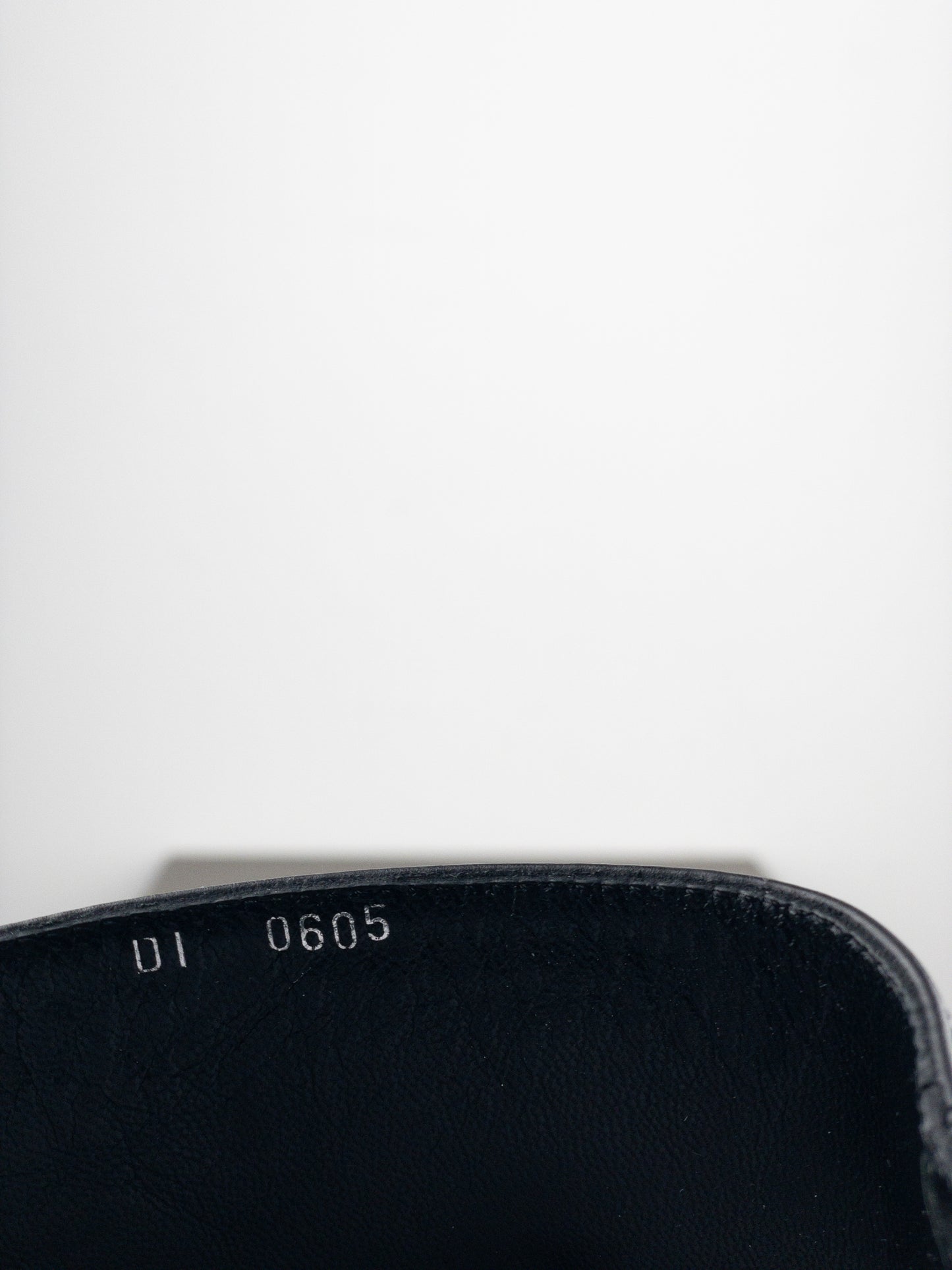 Dior by Galliano SS05 Knee High Detective Heel Boots