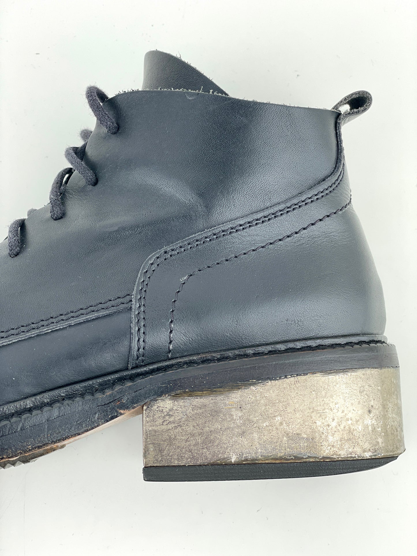 Dirk Bikkembergs 90s Metal Heel Ankle Boots