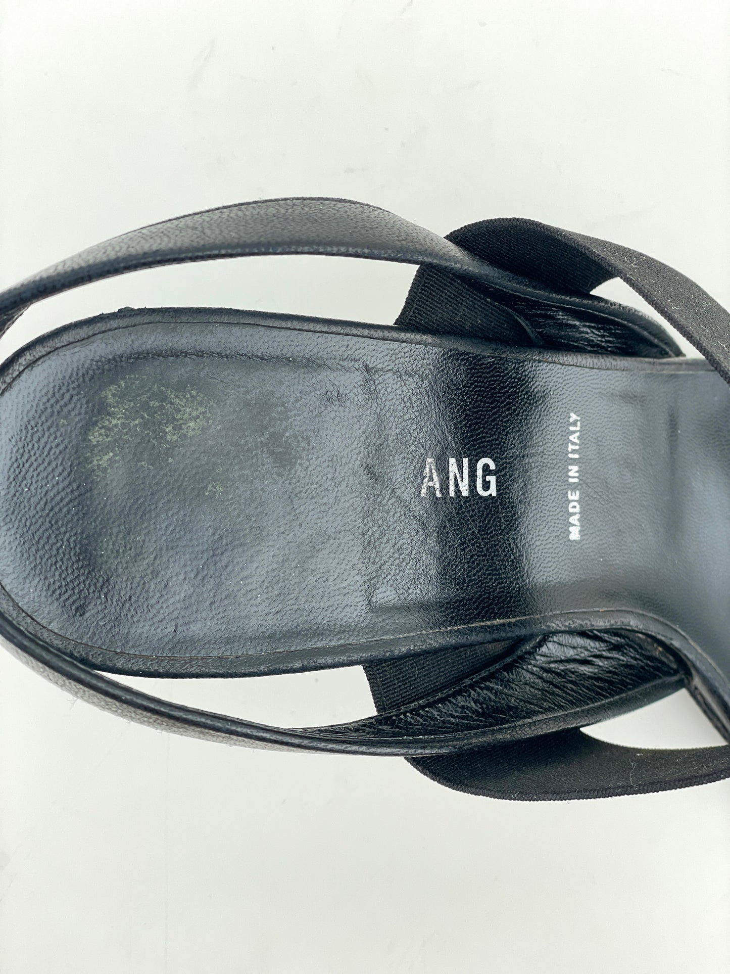 Helmut Lang 90s Elastic Strap Sandal Heels