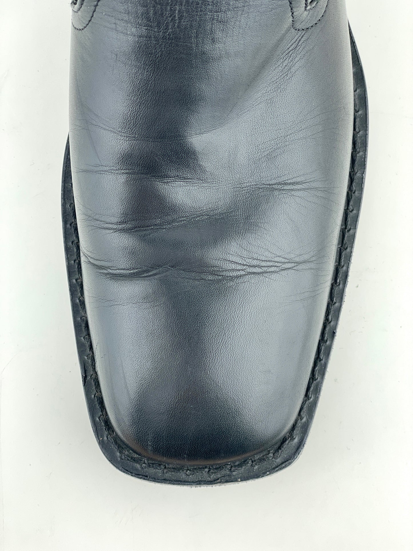 Ann Demeulemeester Square Toe Slip-On Loafer Mules