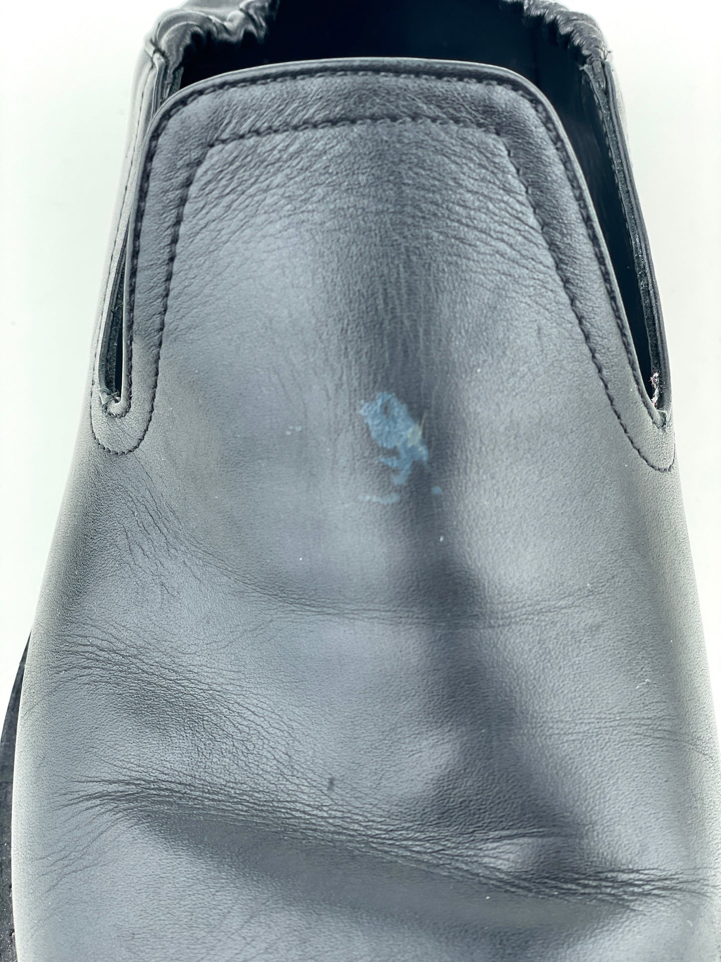 Ann Demeulemeester Square Toe Slip-On Loafer Mules