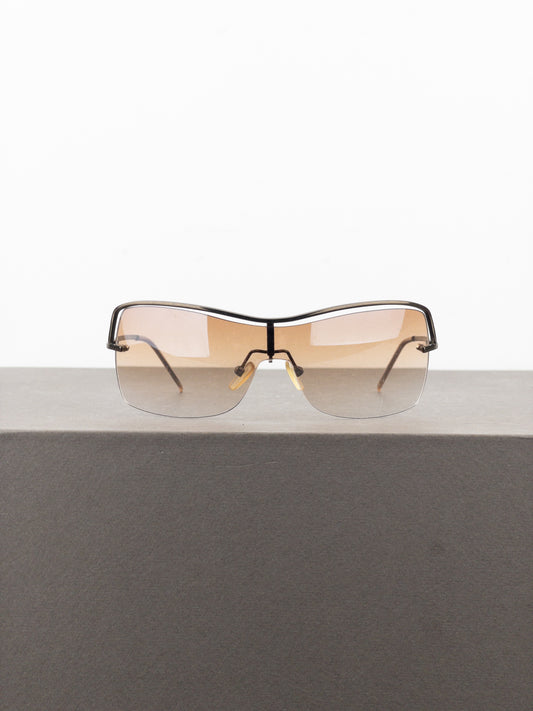 Gucci by Tom Ford 2000s GG2683/S Wrap Mask Shield Sunglasses