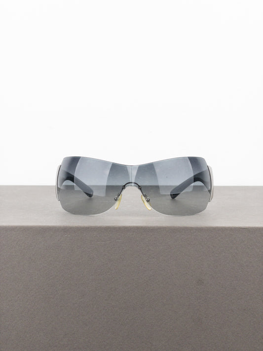 Prada SS04 ‘SPR04I’ Wrap Mask Shield Sunglasses