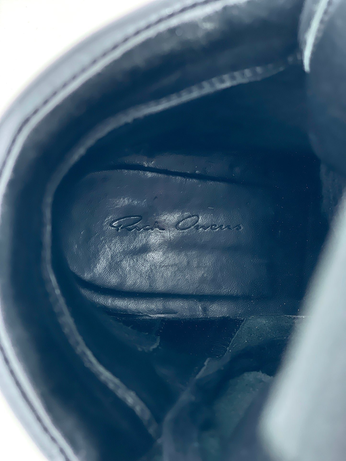 Rick Owens AW16 MASTODON Geobaskets Triple Black