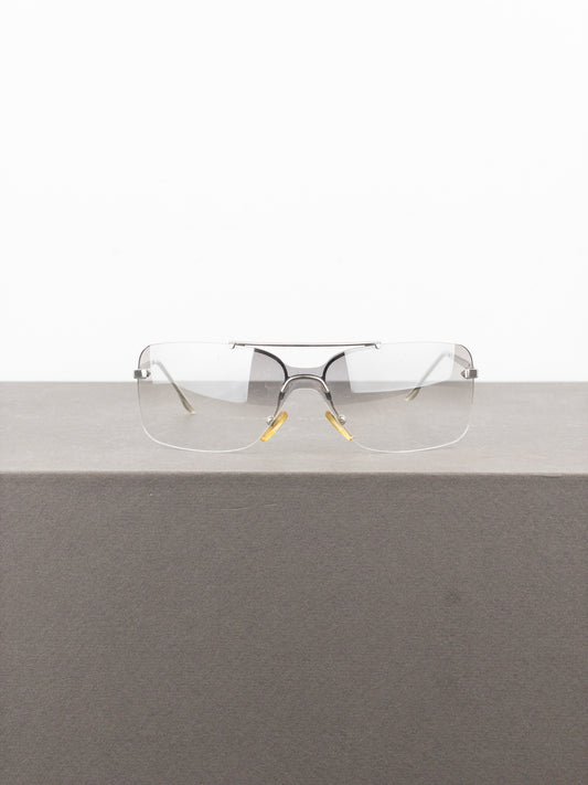 Dior by Galliano 2000s ‘Mini Motard’ Wrap Mask Shield Sunglasses