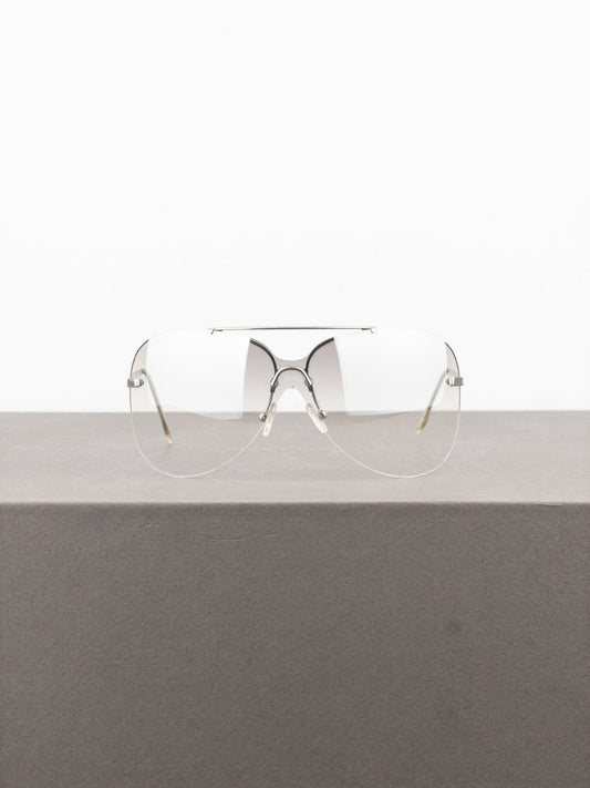 Dior by Galliano 2000s ‘Aviator’ Wrap Mask Shield Sunglasses