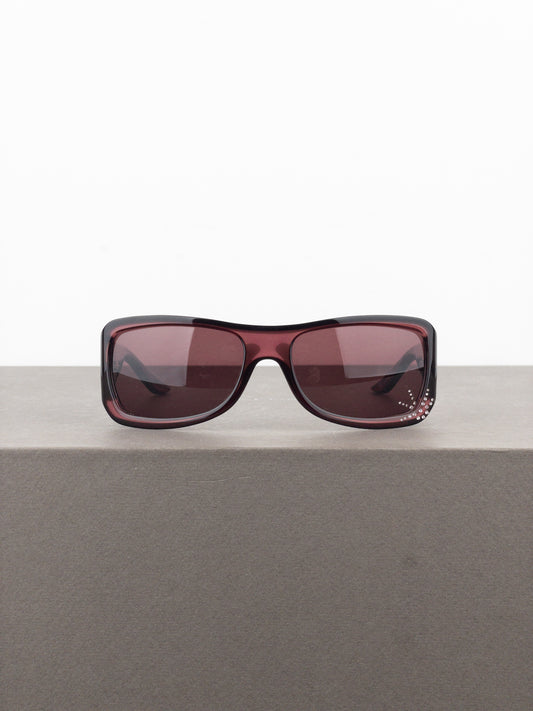 Dior by Galliano 2000s ‘Spidior 1’ Swarovski Rhinestone Sunglasses