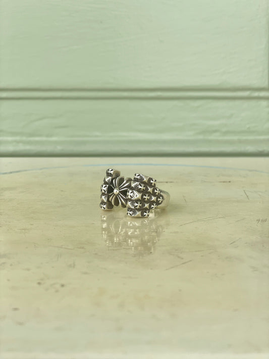 Chrome Hearts Big Plus Cross Tie Fighter Ring