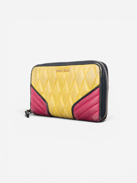 Miu Miu 2000s Quilted Biker Zipper Wallet – photo 2