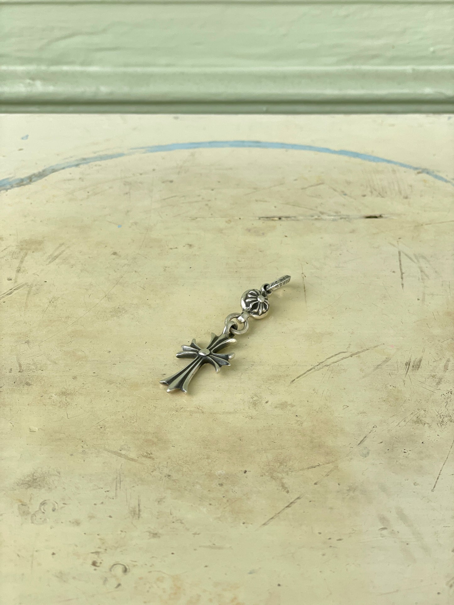 Chrome Hearts Tiny Cross Crossball Pendant