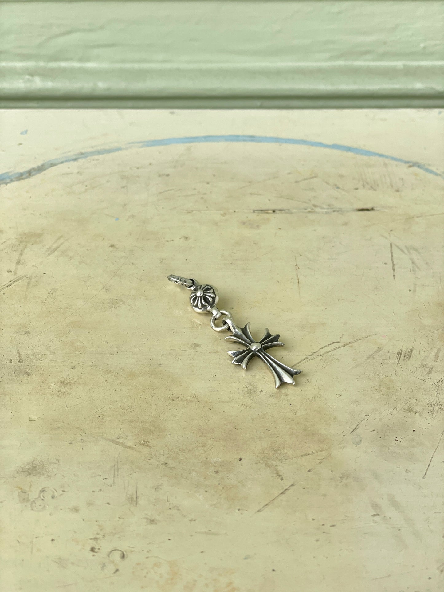 Chrome Hearts Tiny Cross Crossball Pendant