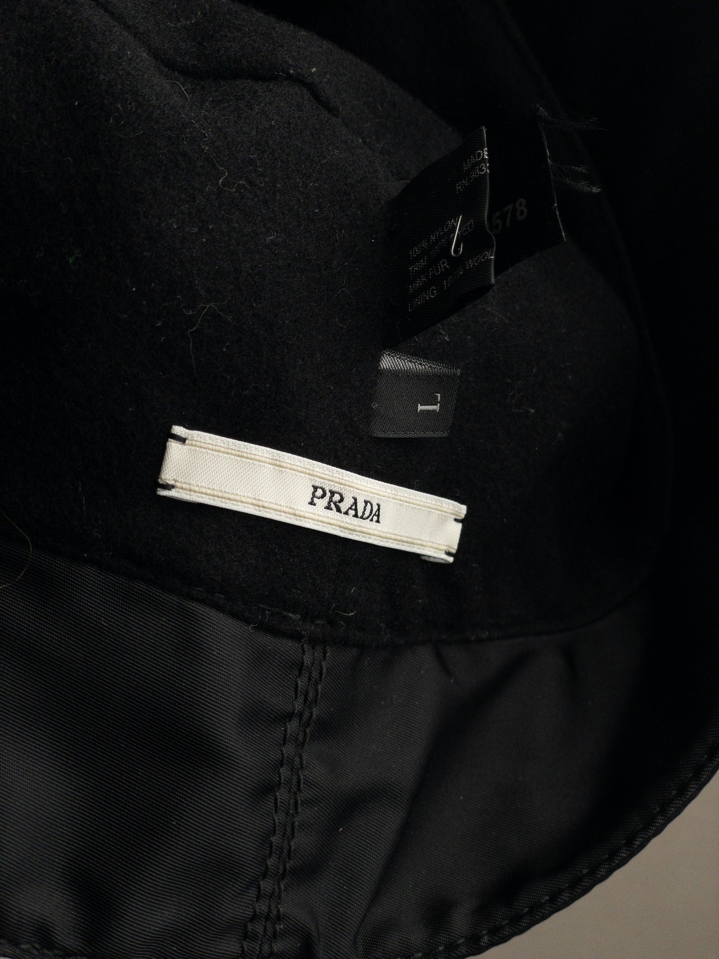 Prada 2000s Bow Bucket Hat