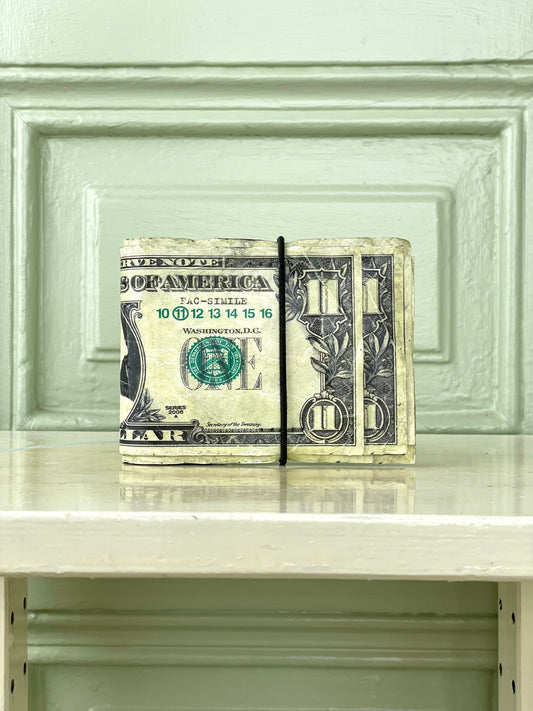 Maison Margiela SS08 Artisanal `$11 Dollar Bills´ Bifold Wallet